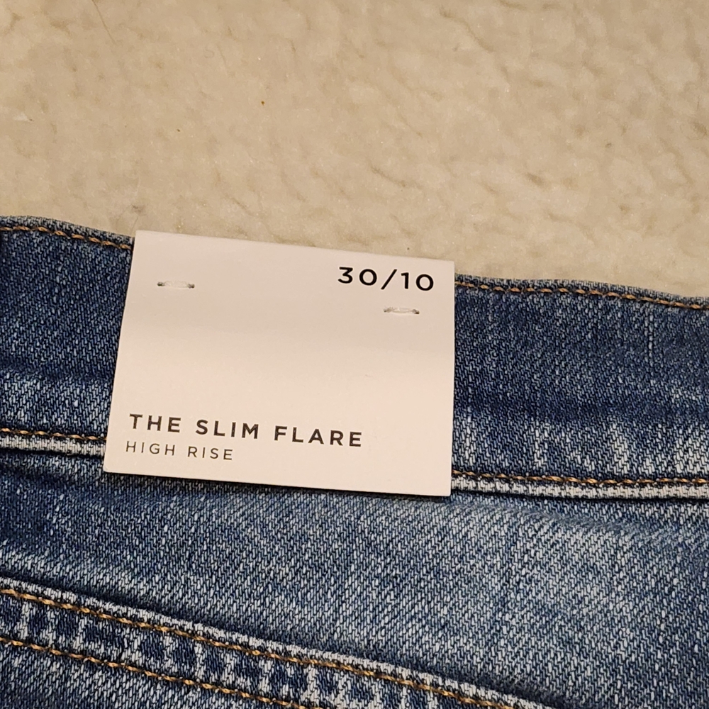 Loft The Slim Flare High Rise Jeans - Picture 6 of 9